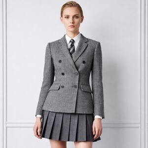 Brooks Brothers Black Fleece Thom Browne Herringbone Double breasted jacket 1